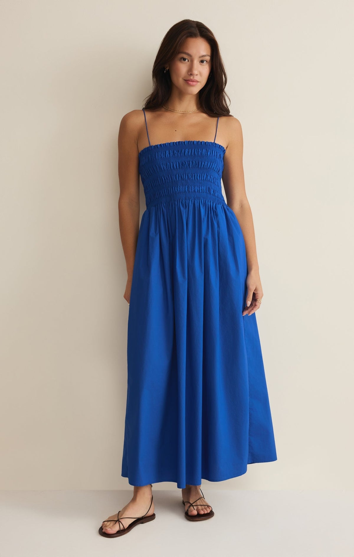 Cornelia Poplin Maxi Dress